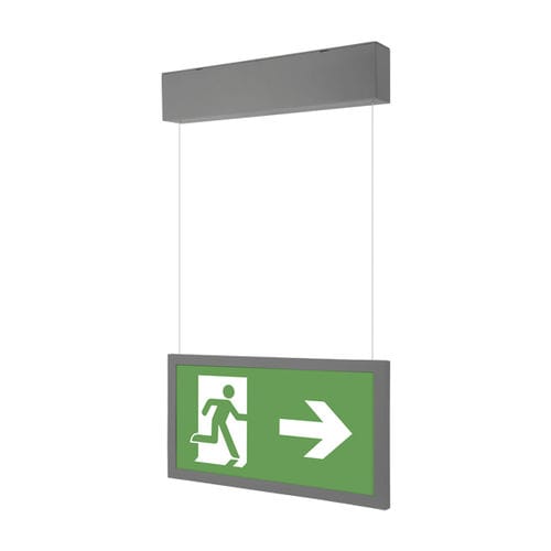Éclairage de secours suspendu - INFINITY - Imperial - Factory of Downlights - rectangulaire / à LED / en polycarbonate