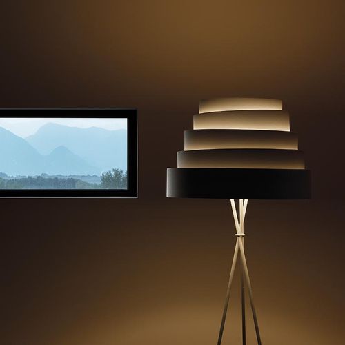Lampe sur pied - BABEL - Karboxx - en métal peint / en tissu / contemporaine