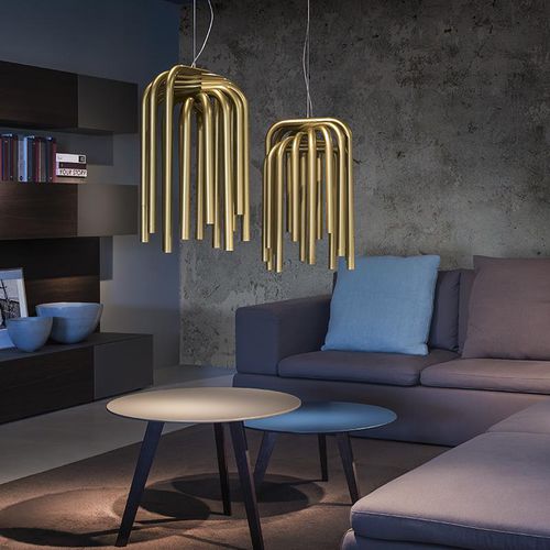 Suspension - PIPES - Karboxx - en aluminium / design original / d'intérieur