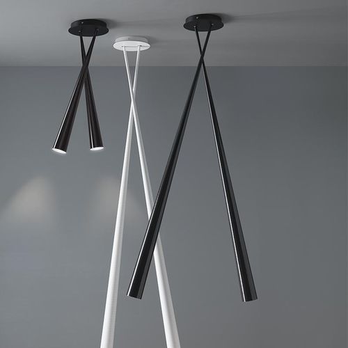 Plafonnier contemporain - DRINK BICONO - Karboxx - en fibre de verre / à LED / résidentiel