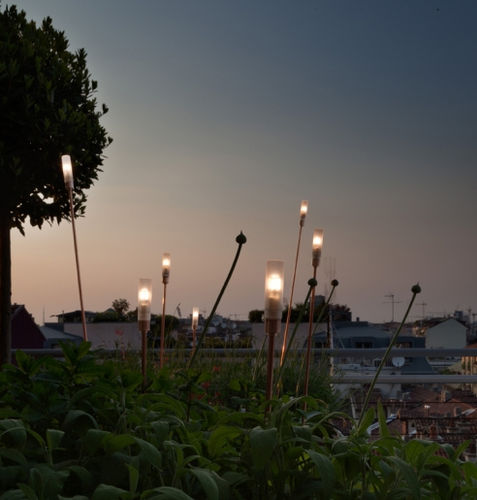 Lampadaire de jardin - GIUNCO - Antonangeli Illuminazione . - contemporain / en métal / à LED