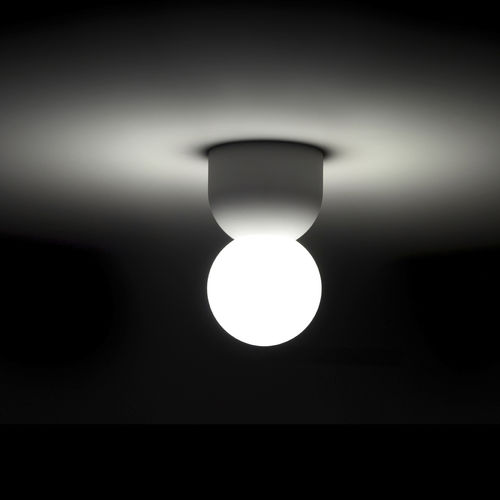 Plafonnier contemporain - BULLET - tossB - rond / en verre / à LED