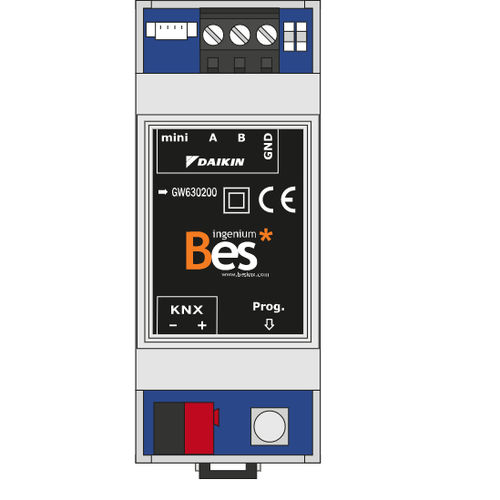 Module d'interface passerelle - DKAC-D - Ingenium - BES KNX - sur rail DIN / KNX