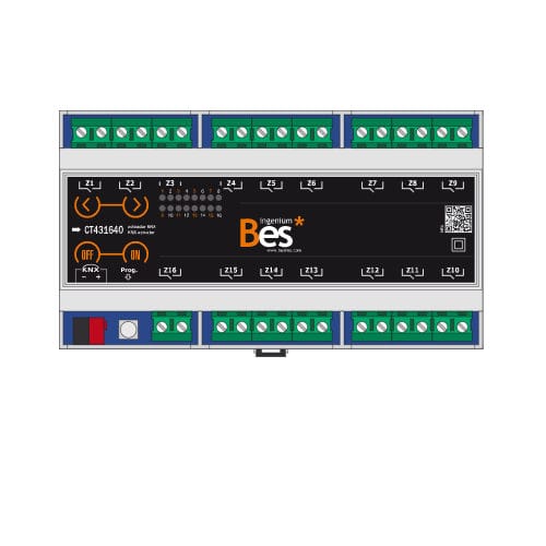 Actionneur de store KNX - 16S-K - Ingenium - BES KNX - professionnel / sur rail DIN / d'intérieur