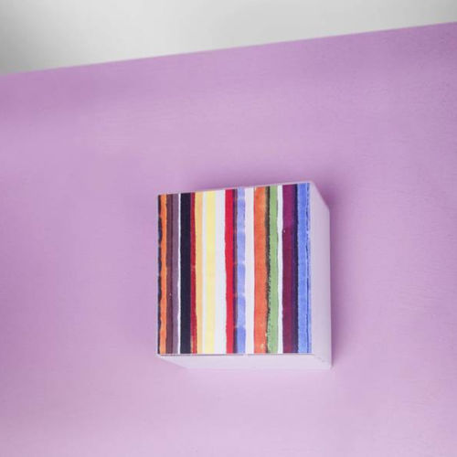 Applique murale contemporaine - COLORVETRO 18 - Engi Lighting - d'intérieur / en verre / carrée