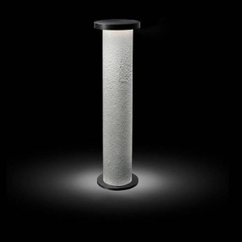Borne d'éclairage de jardin - GEMINI MATERICO - Engi Lighting - contemporaine / en acier inoxydable / en ciment
