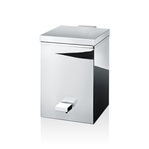Poubelle de salle de bain - TE 75 SC - Decor Walther Einrichtungs GmbH - en chrome / à pédale / contemporaine