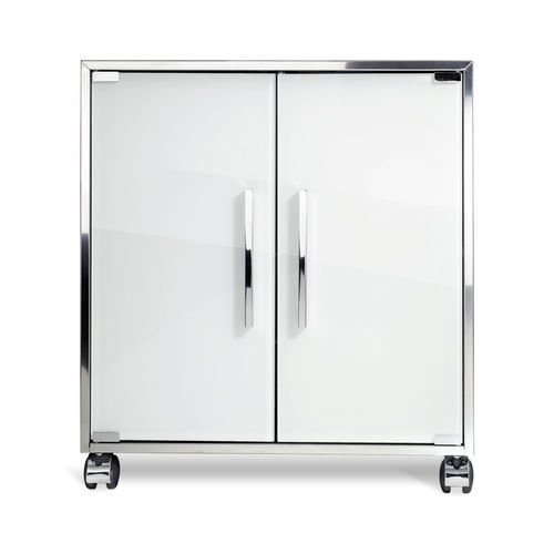 Meuble vasque à poser - WTU 1 - Decor Walther Einrichtungs GmbH - en verre / en acier / contemporain