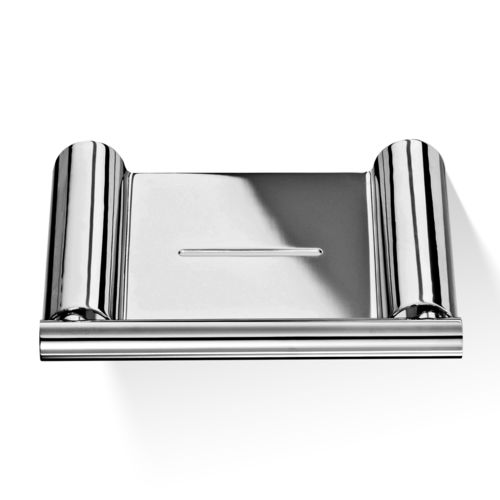 Porte-savon mural - MK WSS - Decor Walther Einrichtungs GmbH - en laiton chromé / en inox / en laiton plaqué or