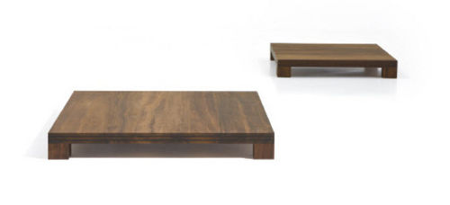 Table basse contemporaine - LUY - MAOLI - en bois / carrée / résidentielle