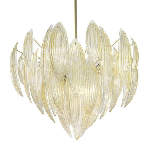 Lustre contemporain - PARADISE  - iDL - en verre de Murano / en métal / 1 ampoule