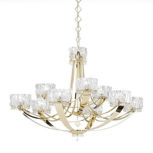 Lustre classique - CRYSTAL BLADE  - iDL - en verre de Murano / en métal / 1 ampoule