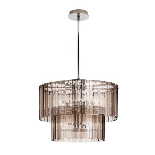 Lustre contemporain - ROMA - iDL - en verre / en métal / 1 ampoule