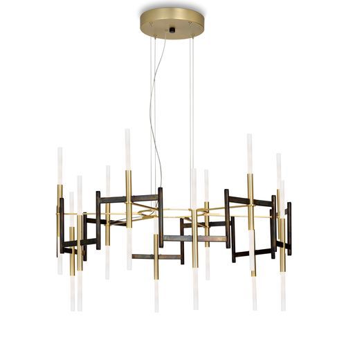 Suspension - EKLE' 668/24 - iDL - en métal / en Plexiglas® / contemporaine