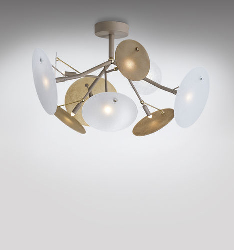 Plafonnier contemporain - DP - iDL - sculptural / en verre de Murano / en métal