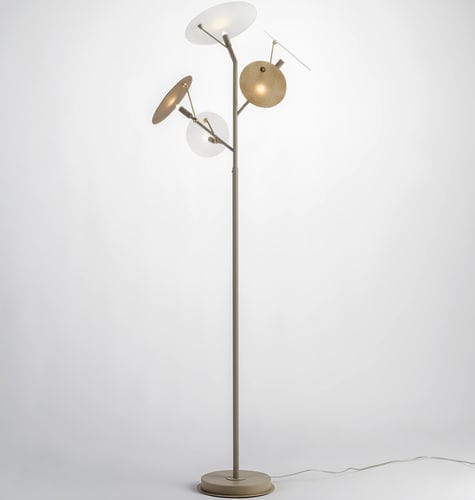 Lampe sur pied - DP - iDL - en métal / en verre de Murano / contemporaine