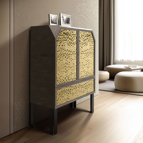 Buffet haut - LAMAA CABINET: 618/CB110x50 - iDL - contemporain / en chêne / en métal