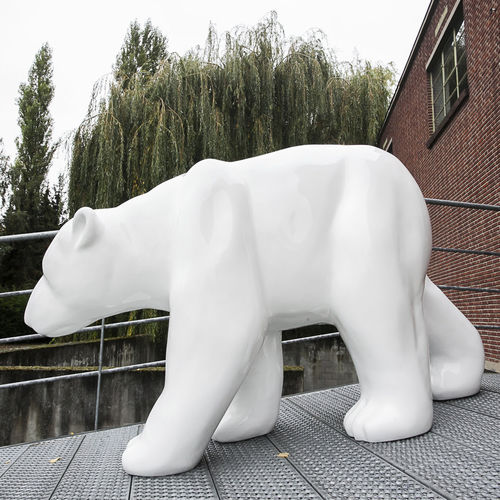 Sculpture en pierre - MUMMY BEAR : AX2600 - Axis 71ba - d'extérieur