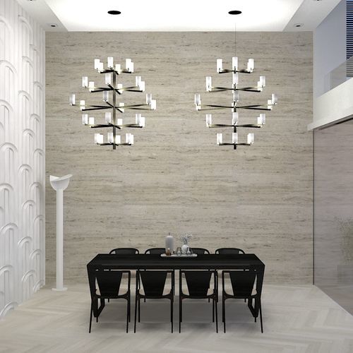 Lustre contemporain - JIL BIG - Axis 71ba - en métal / professionnel / abat-jour