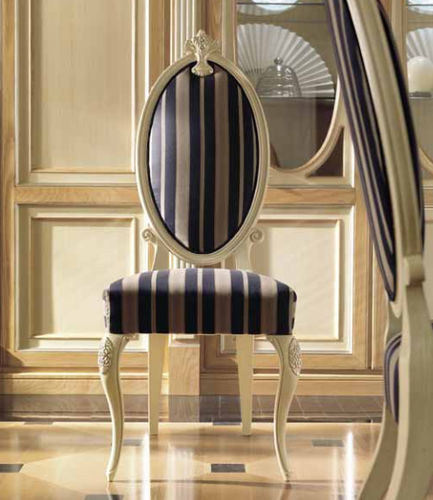 Chaise de salle à manger classique - VENICE - MARTINI MOBILI - pour salon / en tissu / avec piètement en frêne