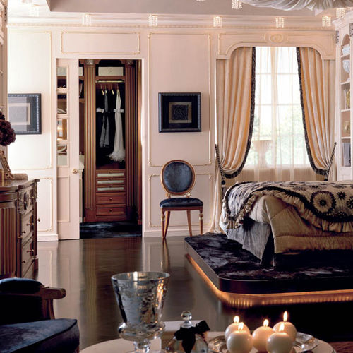 Chaise classique - PARISIAN OPERA : AS1008K - MARTINI MOBILI - d'intérieur / en tissu / en cerisier