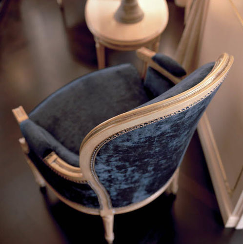Fauteuil classique - ART IN SAINT PETERSBURG : AC200 - MARTINI MOBILI - en tissu / en bois laqué