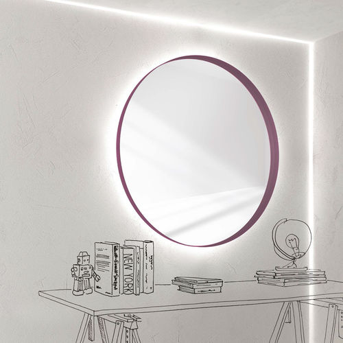 Miroir mural - FULLMOON - minottiitalia - contemporain / rond / en métal