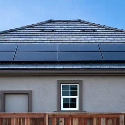 Tuile plate - ONEROOF™ - Sunpower - pour panneau photovoltaïque / en métal / grand moule