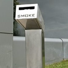 Cendrier sur pied - POSACENERE  - TLF srl - en acier inoxydable / d'extérieur / pour espace public
