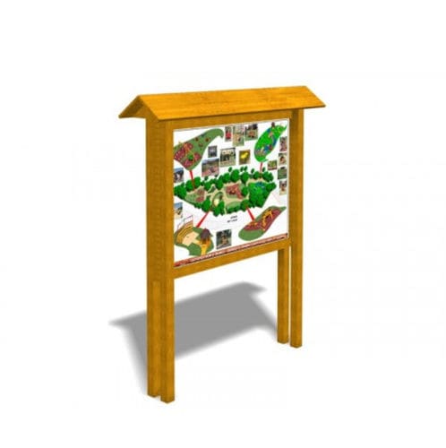 Panneau d'affichage d'extérieur - 3.901  - TLF srl - pour espace public / pour aire de jeux / en bois
