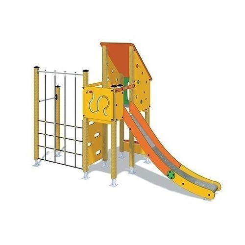 Structure de jeu pour aire de jeux - TOGO D1060  - TLF srl - en bois / en HPL / modulaire
