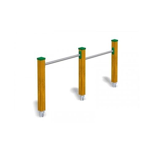 Barre de traction pour parcours de santé - PLE0000SJIFE  - TLF srl - double / en bois / en métal