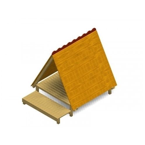Cabane pour enfant pour aire de jeux - CAPANNA C    - TLF srl - étanche / au sol / en bois