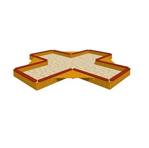 Bac à sable pour aire de jeux - SABBIERA 3D   - TLF srl