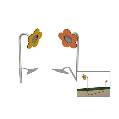 Structure de jeu musicale - FIORI CHIACCHIERONI   - TLF srl - pour aire de jeux / en inox