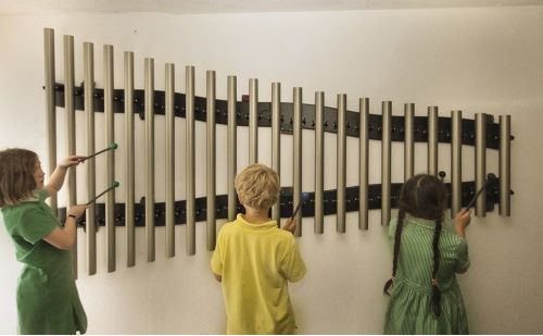 Structure de jeu musicale - FREECHIMES  - TLF srl - pour aire de jeux / d'intérieur / en métal
