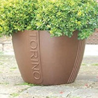 Jardinière en aluminium - SABAUDO   - TLF srl - ronde / classique / pour espace public
