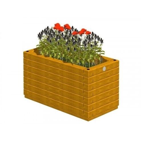 Jardinière en bois - 3.312/B  - TLF srl - rectangulaire / classique / pour espace public