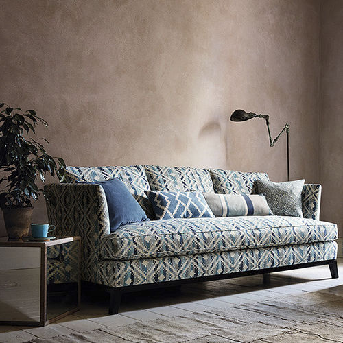 Tissu d'ameublement - LORCAN : TAKANA - ROMO - pour rideaux / à motif géométrique / en coton