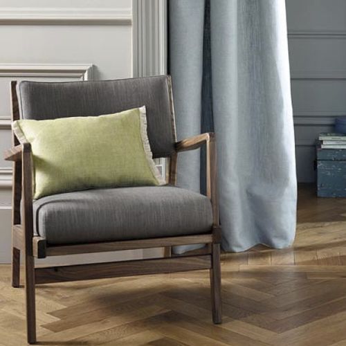 Tissu d'ameublement - DELANO - ROMO - uni / en lin / en viscose