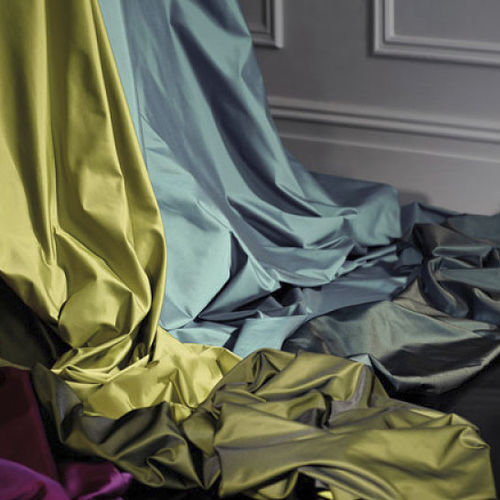 Tissu pour rideaux - SIRENTE - ROMO - uni / en polyester / taffetas