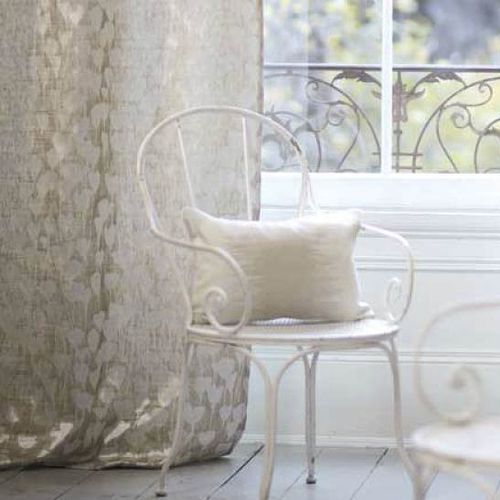 Voilage à motif - CIRRUS : ERIS - ROMO - en lin / en polyester / lavable