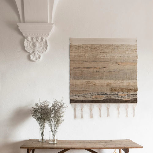 Tapisserie contemporaine - Wellbeing - nanimarquina - à rayures / en bois / en laine