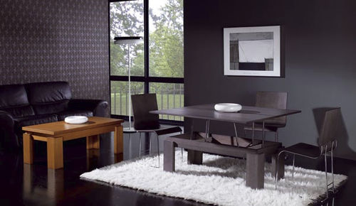 Table basse contemporaine - FANY - Tadel Grup - en bois / rectangulaire / à hauteur réglable