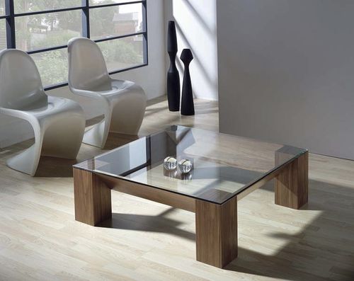 Table basse contemporaine - ADRA - Tadel Grup - en verre / carrée / résidentielle