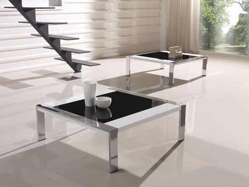 Table basse contemporaine - ALOE - Tadel Grup - en verre / carrée / résidentielle