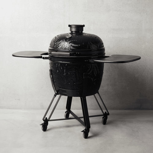 Barbecue à charbon - Kamal 53/L - BARBECOOK - sur roulettes / en céramique