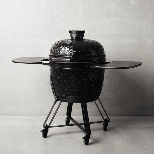 Barbecue à charbon - Kamal 60/XL - BARBECOOK - sur roulettes / en acier inoxydable / en céramique