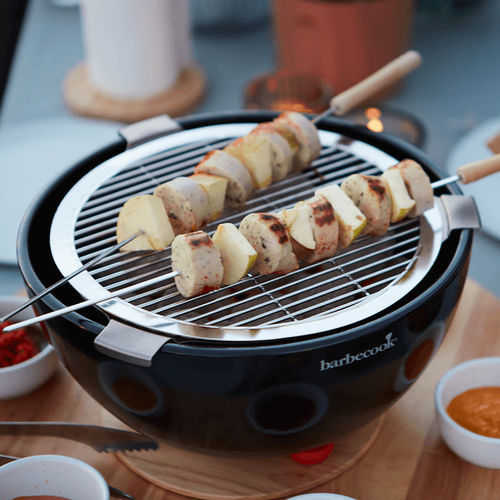 Barbecue à charbon - Joya - BARBECOOK - de table / en acier inoxydable