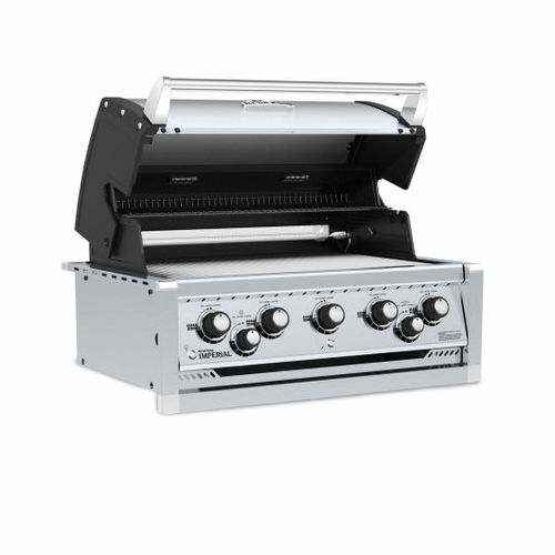 Barbecue à gaz - IMPERIAL™ S 590  - Broil King - encastrable / en fonte / en acier inoxydable